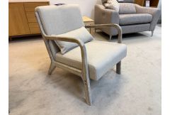 Accent Chair with Show Wood Arms - Clearance