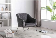 Cleo - Accent Chair - Cinder