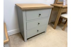 Country Oak - 3 Drawer Chest - Clearance