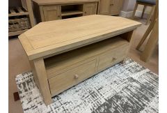 Country Oak - Corner TV Unit - Clearance