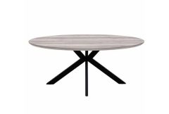 Maeve - Grey Dining Oval Table 220 cm