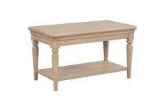 Litchfield - Oak Coffee Table with Shelf