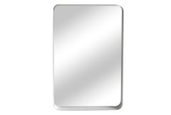 Mirror Collection - Iron Framed White Mirror - Clearance