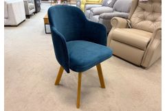 Navy Chair with Swivel Action - Clearance