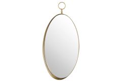Oval Mirror With Decorative Loop