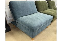 Salerno - Click Clack Chair (Navy Chenille) - Clearance