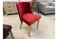 Upholstered Red Chair - Clearance