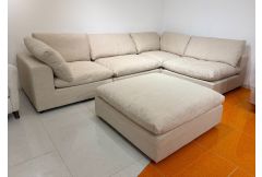 Zion - Corner Sofa & Ottoman - Clearance