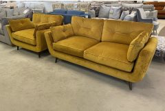 Zola - Medium Eco Sofa & Snuggler  - Clearance