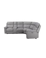 Bradie - Corner Sofa Electric Recliner with Armless & Console Sectional