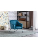 Cleo - Accent Chair - Federal Blue