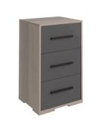 Flexi - 3 Drawer XL Bedside Chest
