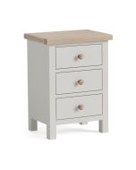 Country Oak Stone Grey - Bedside Chest