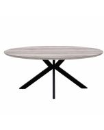 Maeve - Grey Dining Oval Table 220 cm