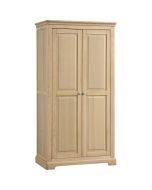 Litchfield - Oak Double All Hanging Wardrobe