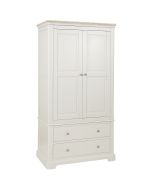 Litchfield - Painted 2 Drawer Gents Double Wardrobe