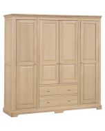 Litchfield - Oak Quad Wardrobe